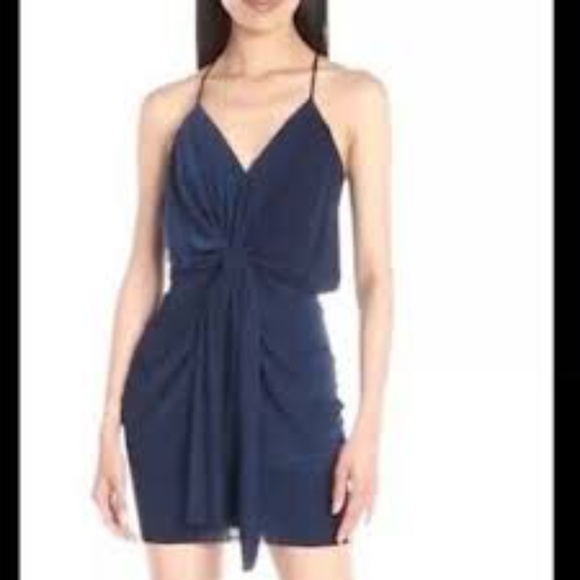 Misa NAVY jersey dress. Size S. Sexy! - Picture 7 of 8